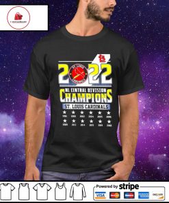 St Louis Cardinals NL Central Division Champions 2022 Shirt
