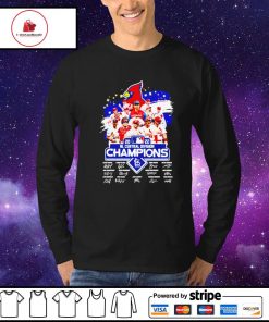 St. Louis Cardinals 2022 NL Central Division Champions signatures shirt,  hoodie, sweater, long sleeve and tank top