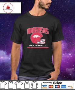 Arkansas Razorbacks vintage football helmet shirt