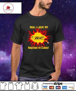 Men's man i love my brother in christ BIC shirt