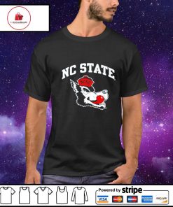 Men's nC State Wolfpack Arched NC State Over Slobbering Wolf shirt
