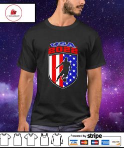 Men's usa Soccer Team Football United States Flag 2022 Cup shirt