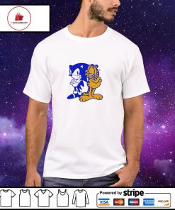 Men's Sonfield Sonic and Garfield shirt