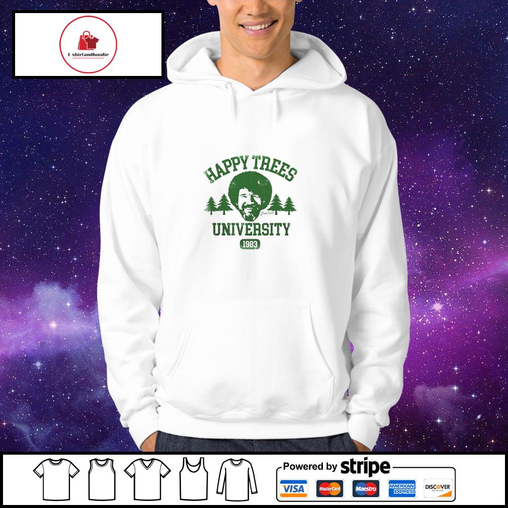 Bob ross hot sale galaxy hoodie