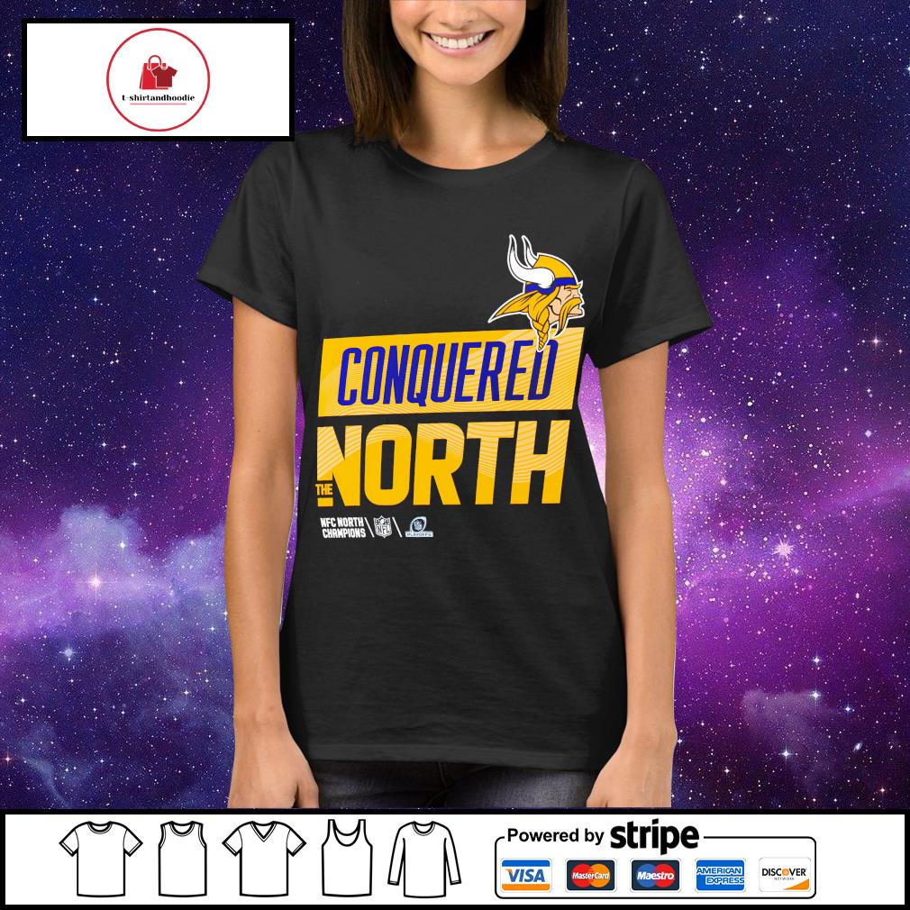 Official minnesota vikings conquered the north shirt, hoodie