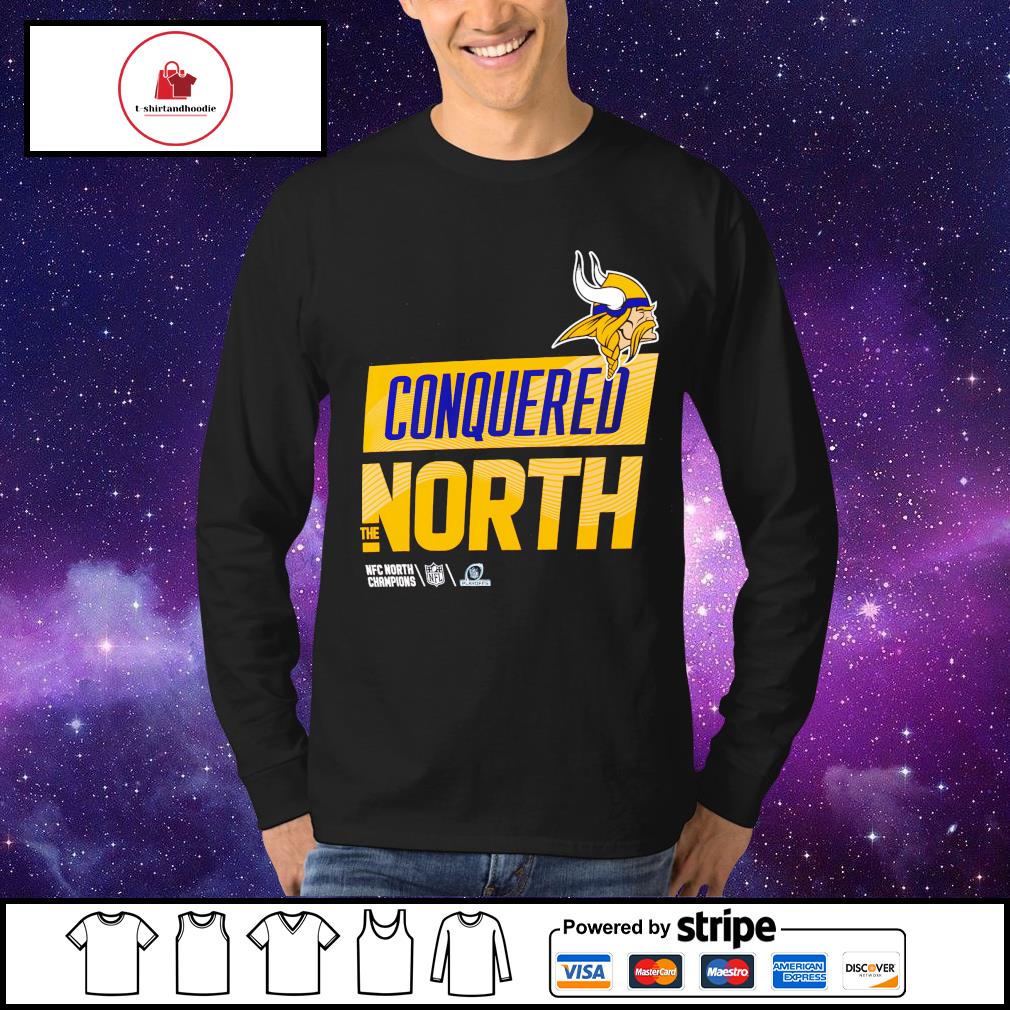 Minnesota Vikings Conquered The North logo T-shirt, hoodie, sweater, long  sleeve and tank top