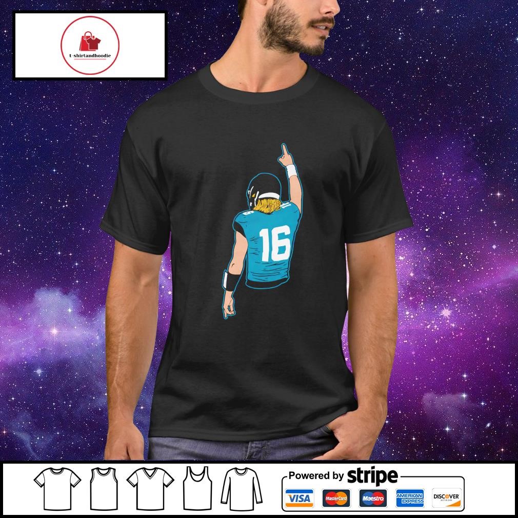 FREE shipping Number 16 Trevor Lawrence Jacksonville Jaguars shirt, Unisex  tee, hoodie, sweater, v-neck and tank top