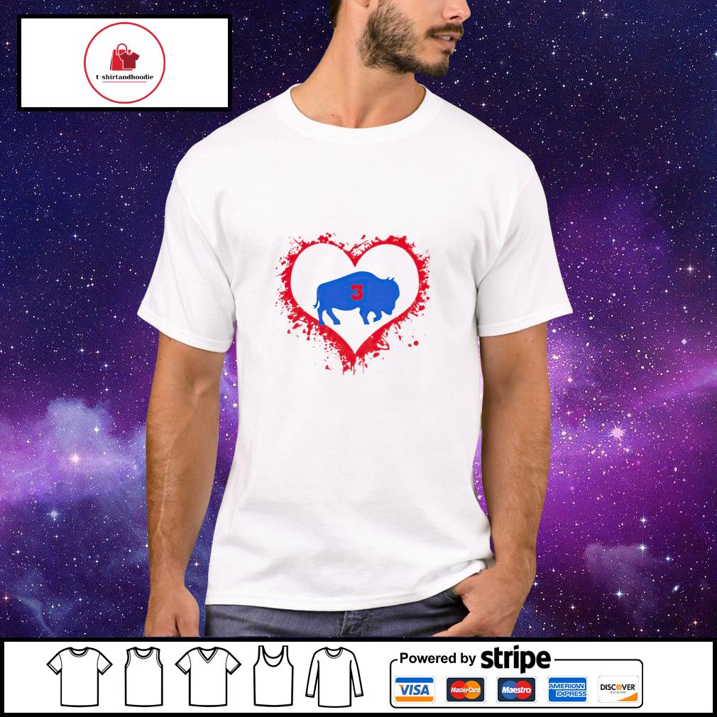 Damar Hamlin Heart 3 shirt, hoodie, sweater, long sleeve and tank top