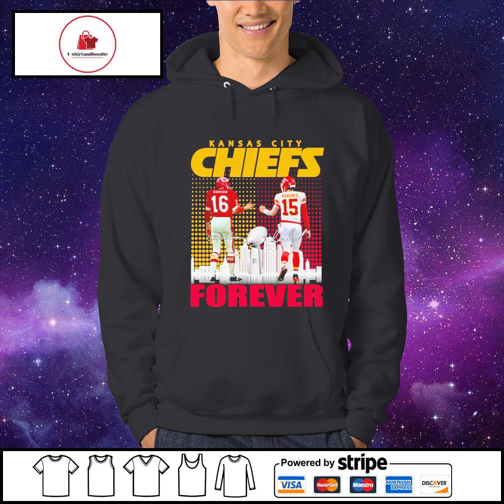 Forever Len Dawson And Patrick Mahomes Kansas City Chiefs Signatures Shirt,  hoodie, sweater, long sleeve and tank top