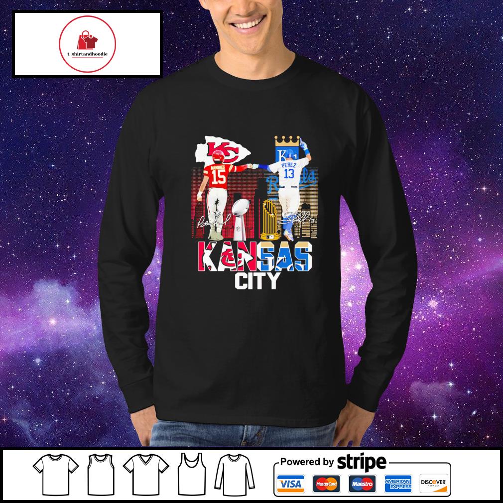 Salvador Perez Kansas City Royals And Patrick Mahomes Kansas City Chief  Shirt, hoodie, sweater, long sleeve and tank top