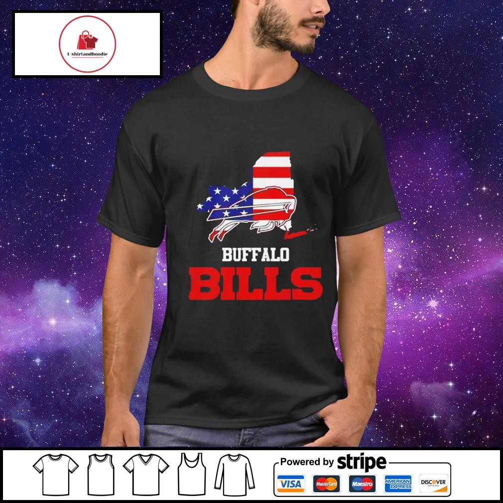 Official Buffalo Bills map USA flag shirt, hoodie, longsleeve