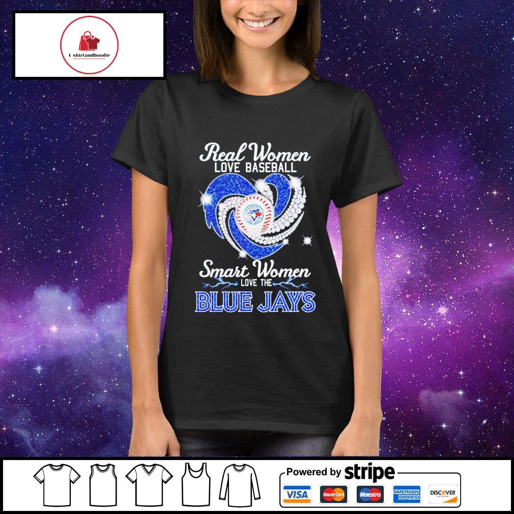 Real women love football smart women love the Blue Jays shirt, hoodie,  sweater, long sleeve and tank top