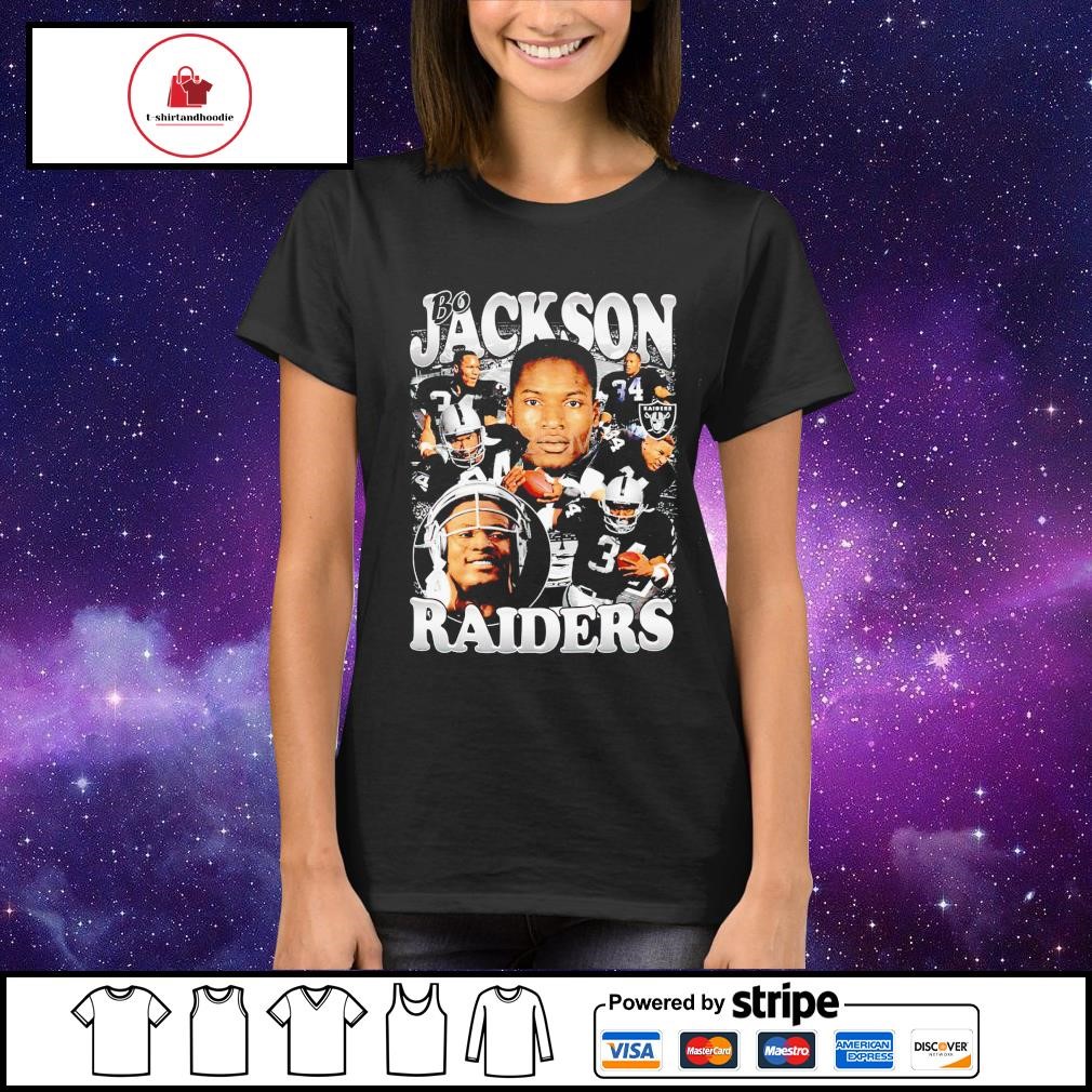 Bo Jackson Raiders Nfl Football Retro Shirt