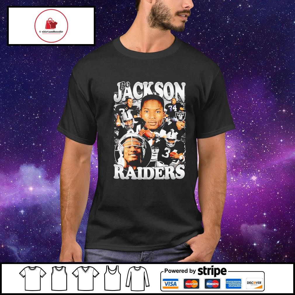 Bo Jackson Raiders Nfl Football Retro Shirt - Peanutstee