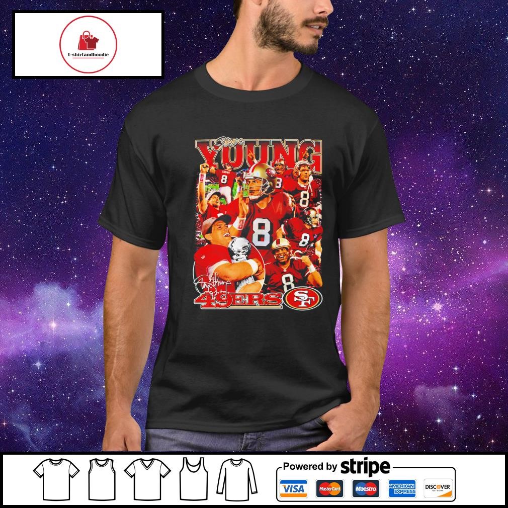 Steve Young San Francisco 49ers NFL Football retro shirt, hoodie