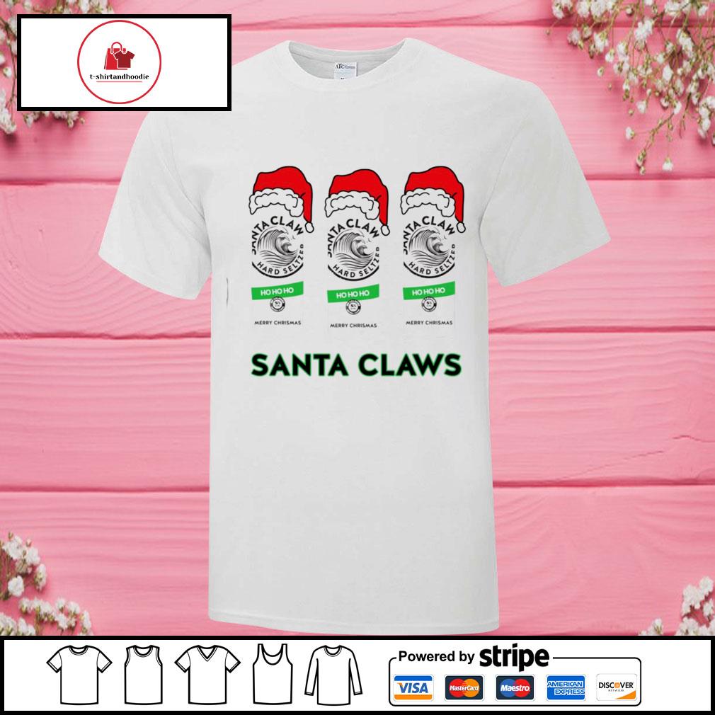 white claw santa claws shirt