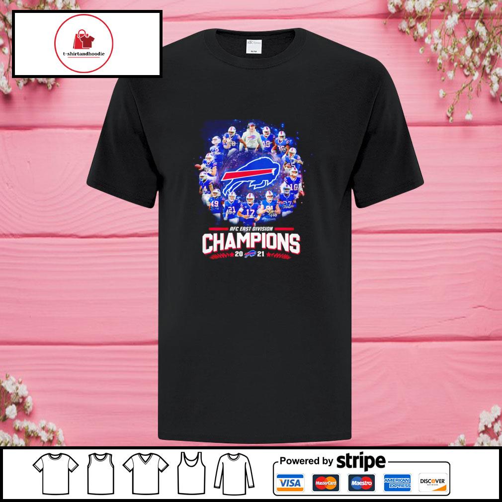 AFC East Division Buffalo Bills Champions 2020 Signatures T-Shirt