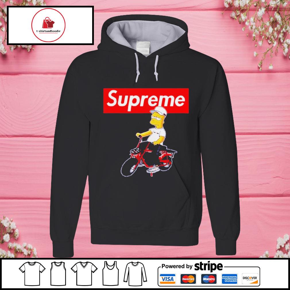 Supreme on sale hoodie simpson